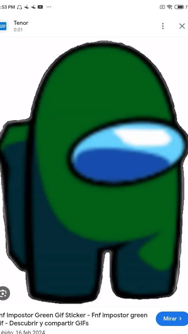 ai character: verde background