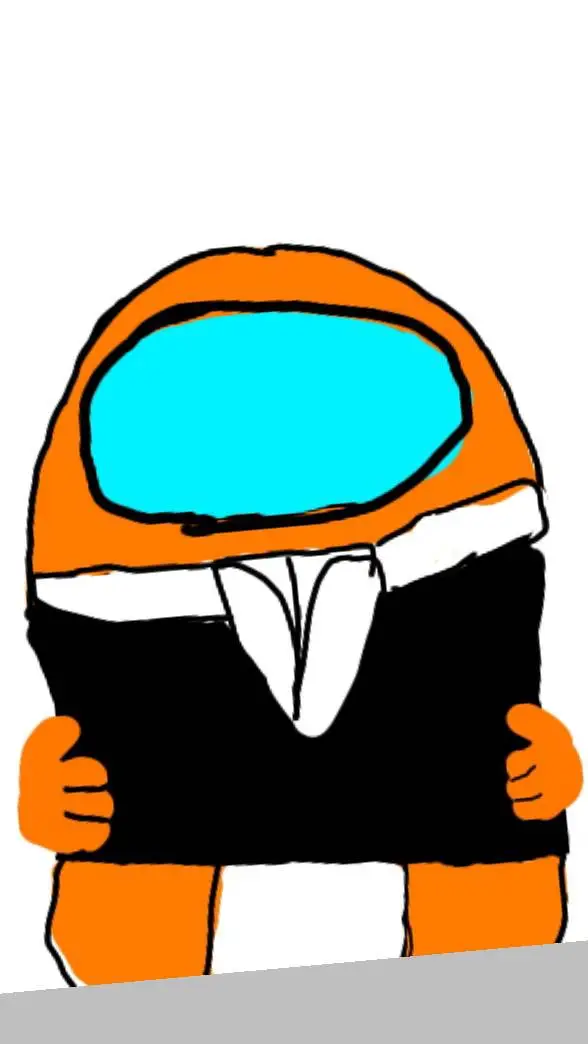 ai character: 🧡naranja 🧡 background