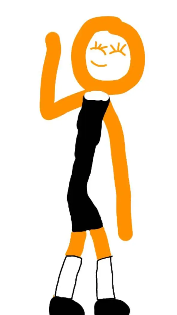 ai character: 🧡 naranja 🧡 background