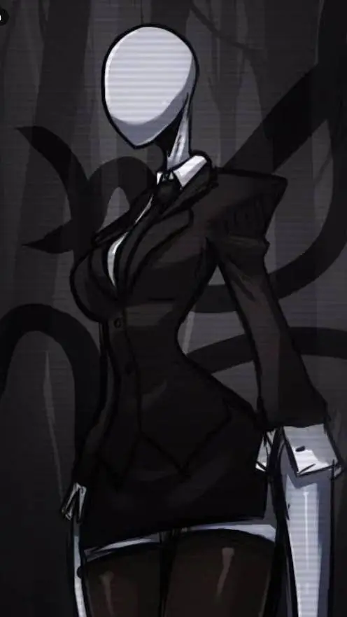 ai character: 🖤🤍slenderman 🤍🖤 2 background