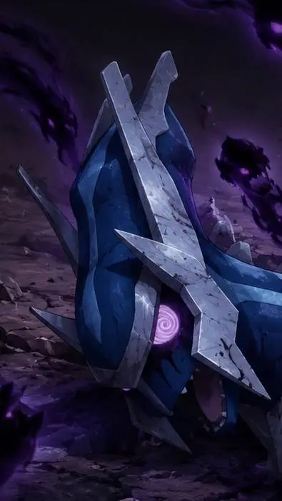 ai character: Suspended Dialga background