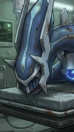 ai character: Overworked Dialga background