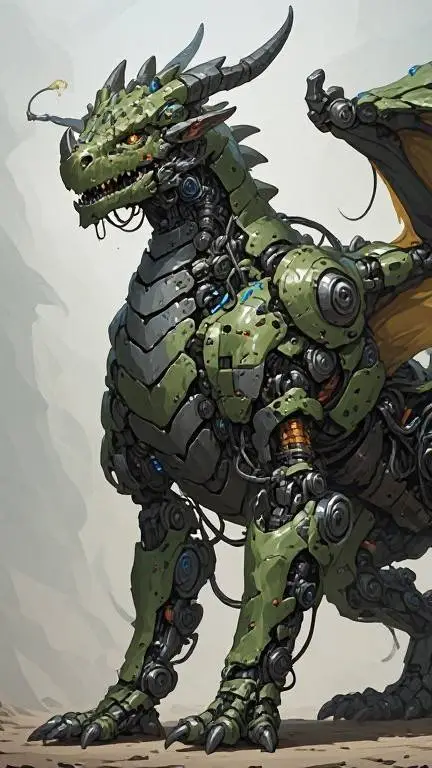ai character: Cyberdraco background