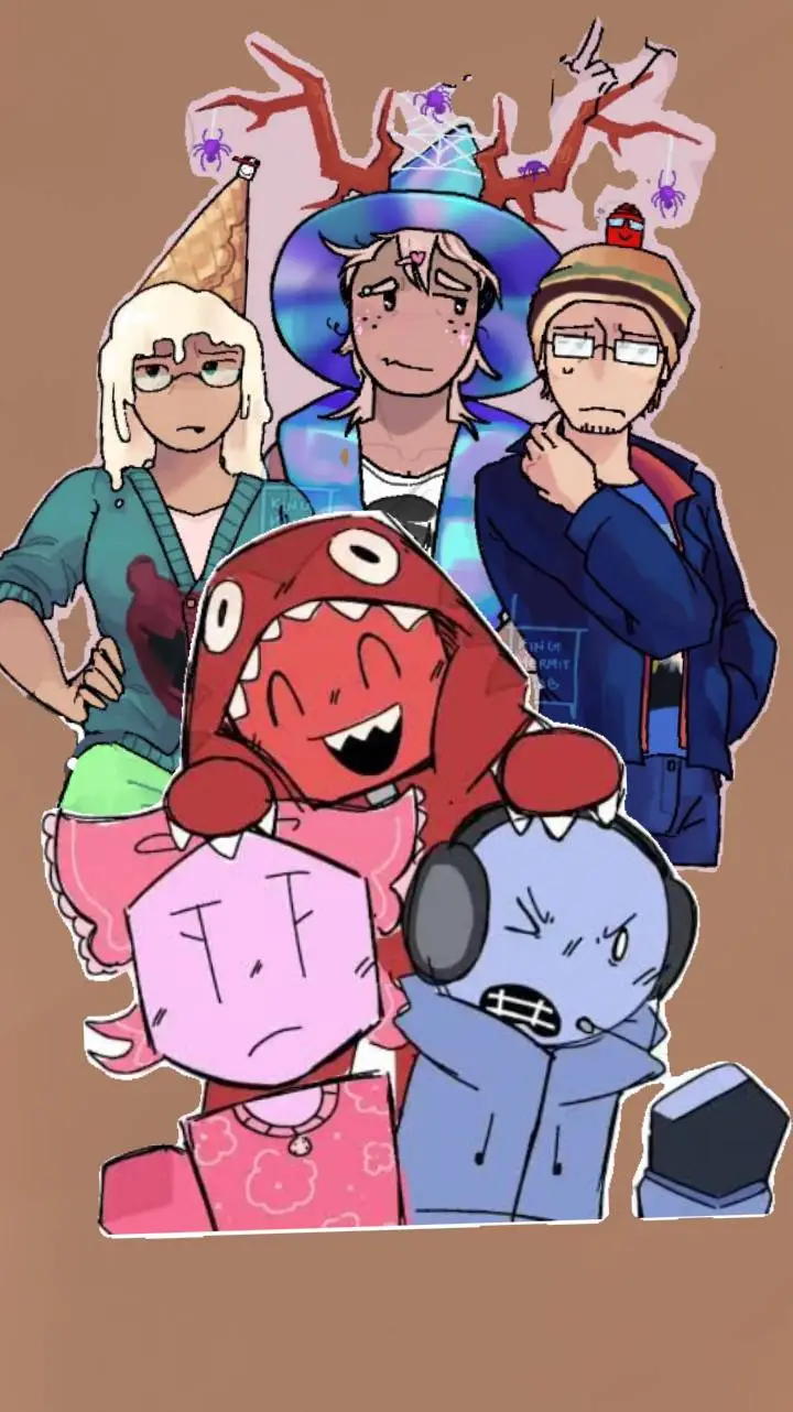 ai character: Trio but...  background