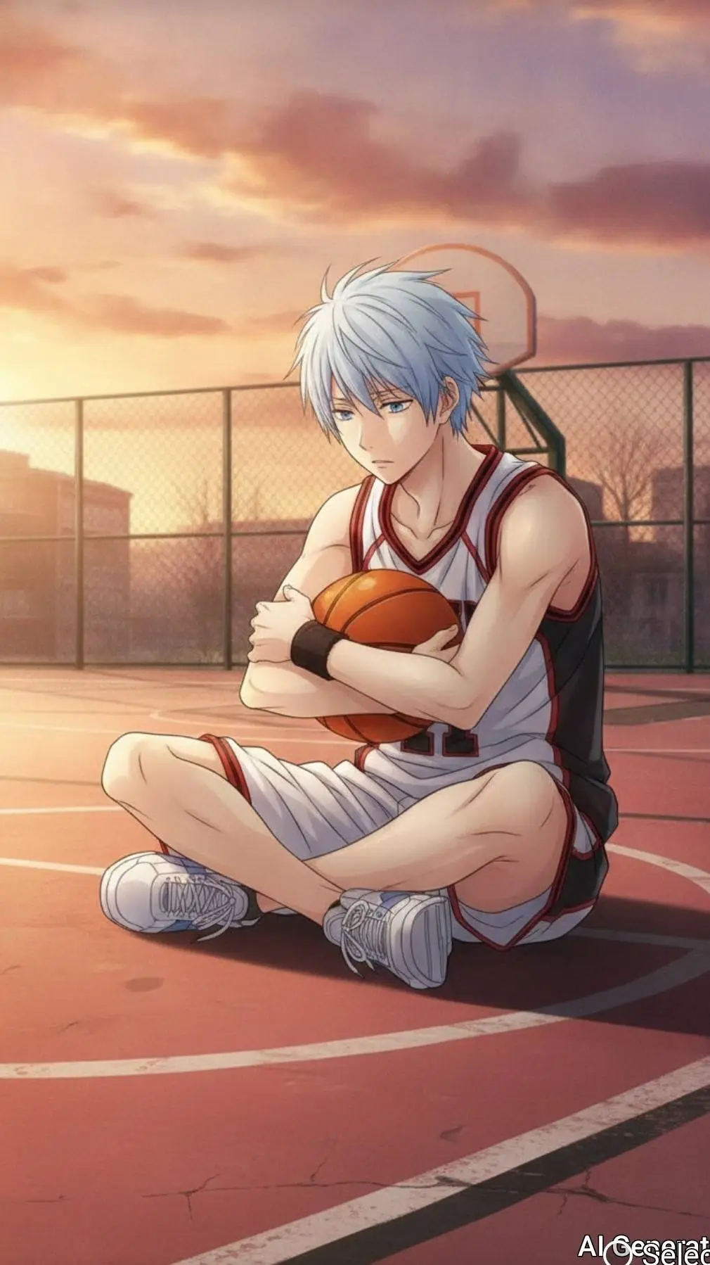 ai character: Kuroko tetsuya background