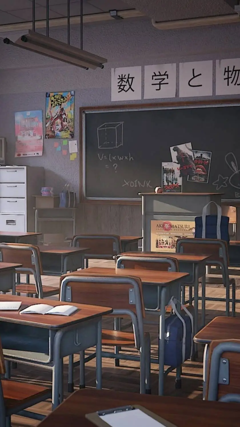 ai character: Schooldays background
