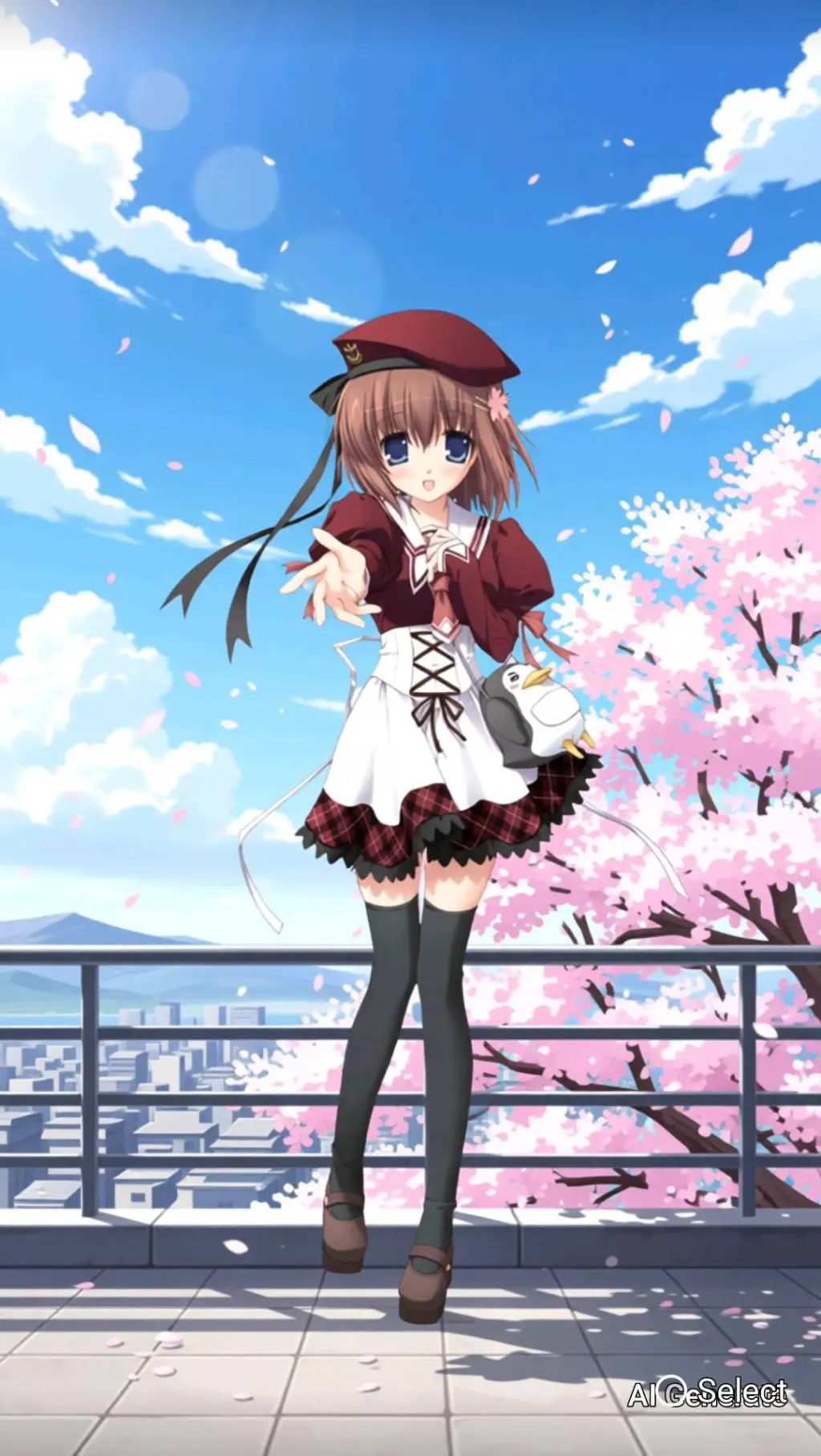 ai character: Yuka minase background