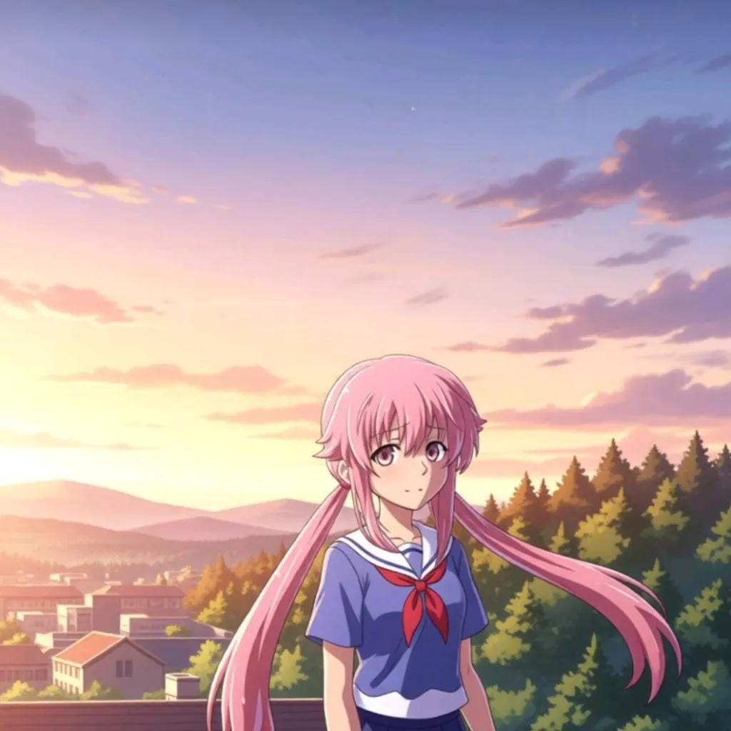 chat with ai character: Yuno gasai