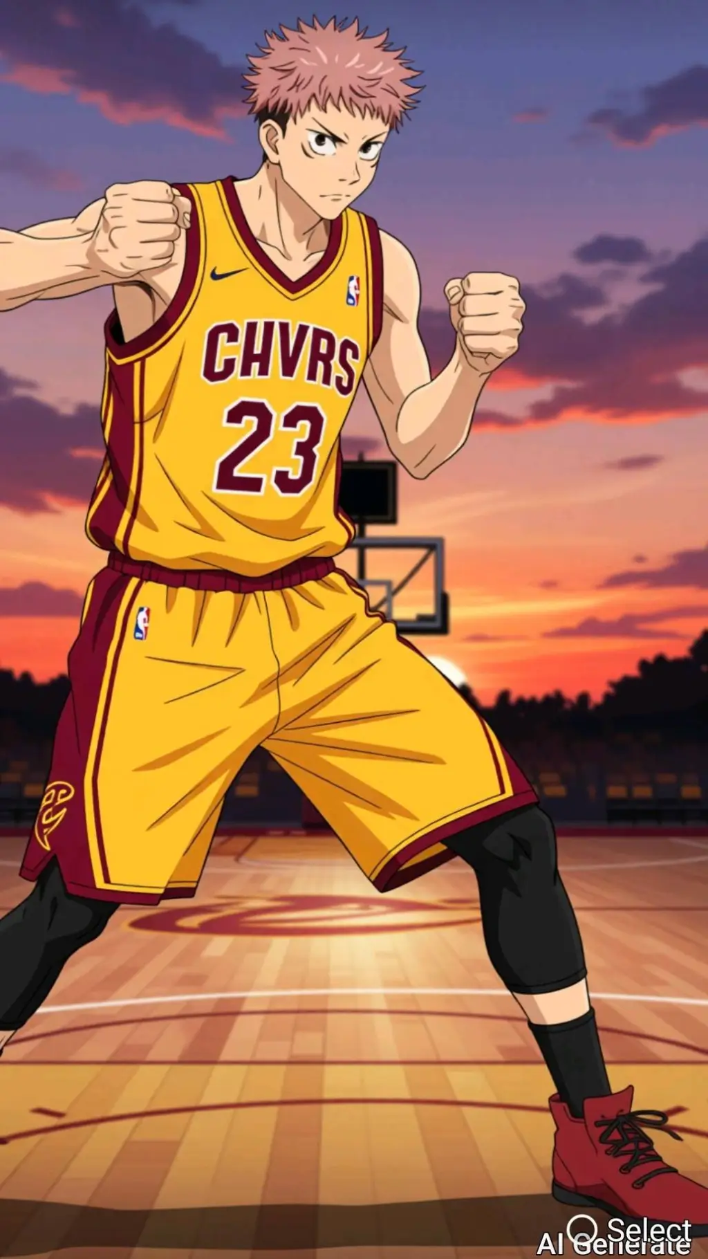 ai character: Yuji itadori background