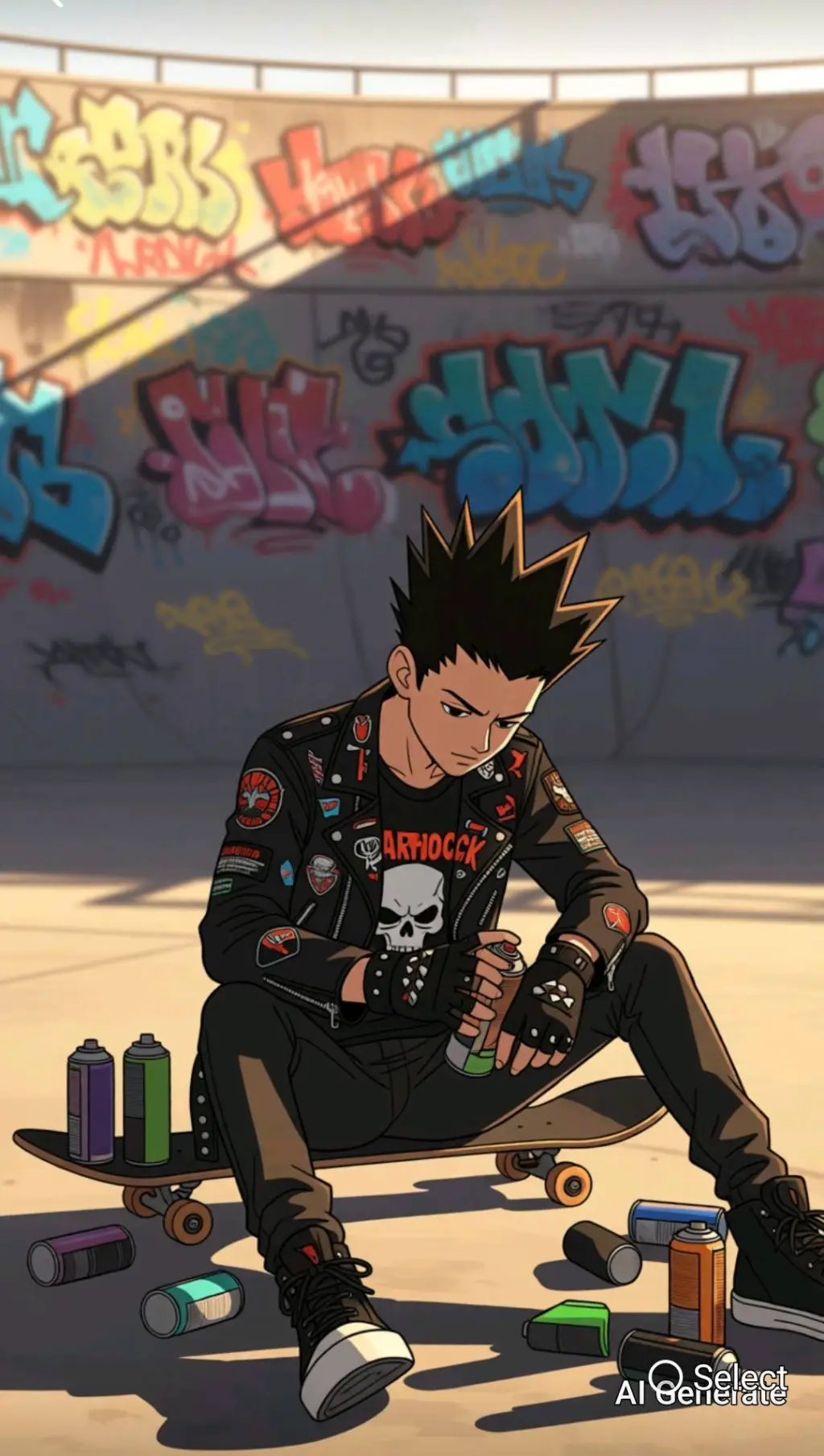 ai character: Gon Freeccs background