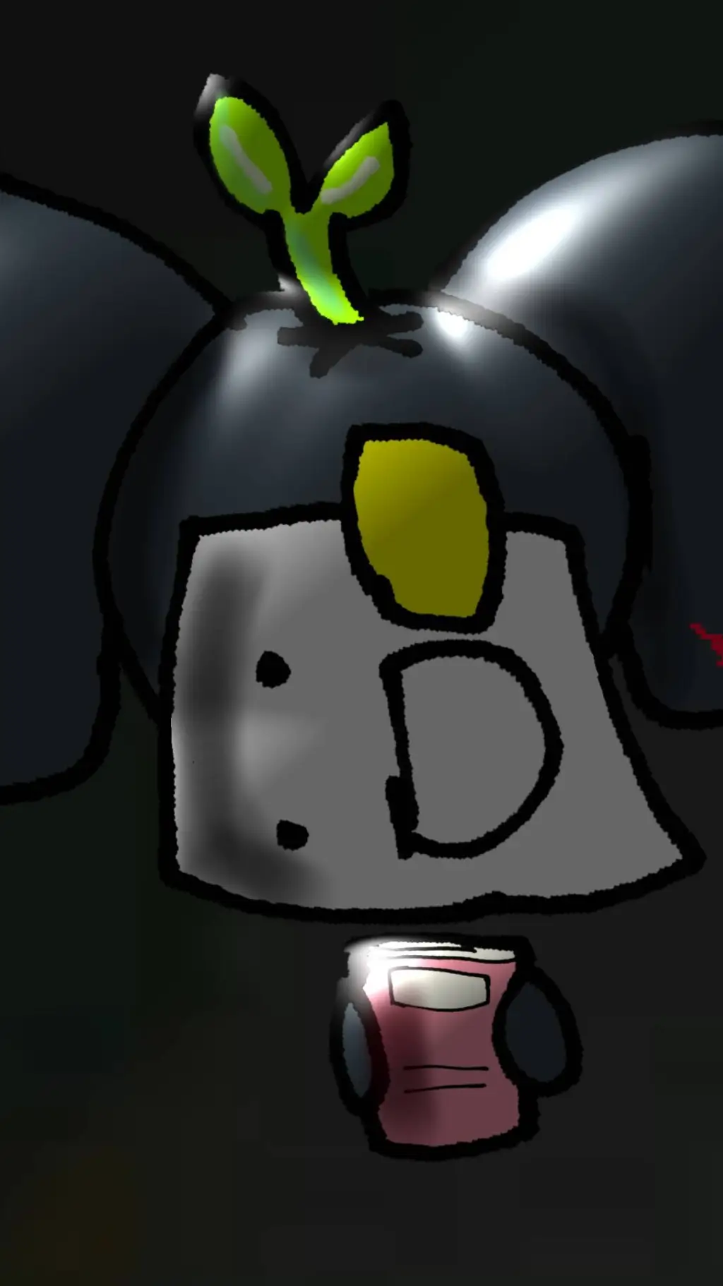 ai character: Lue the bookworm background