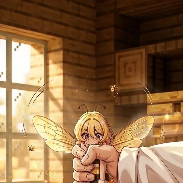 chat with ai character: bee Minecraft 