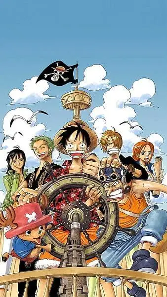 ai character: One piece  background