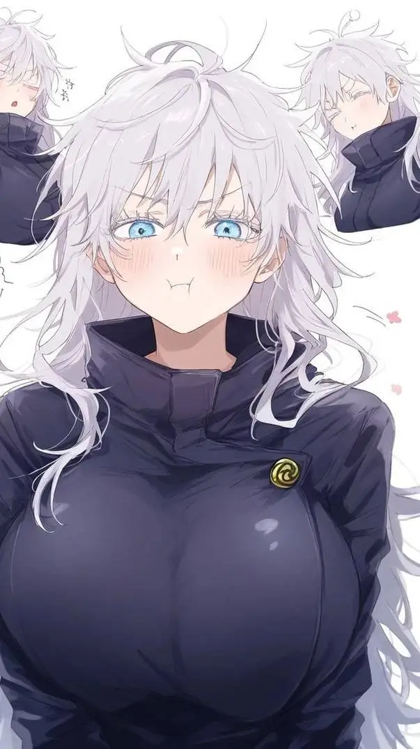 ai character: Fem Gojo  background