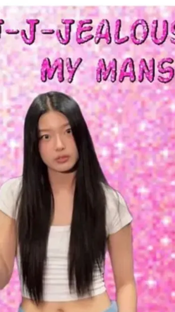 ai character: Katseye meme background