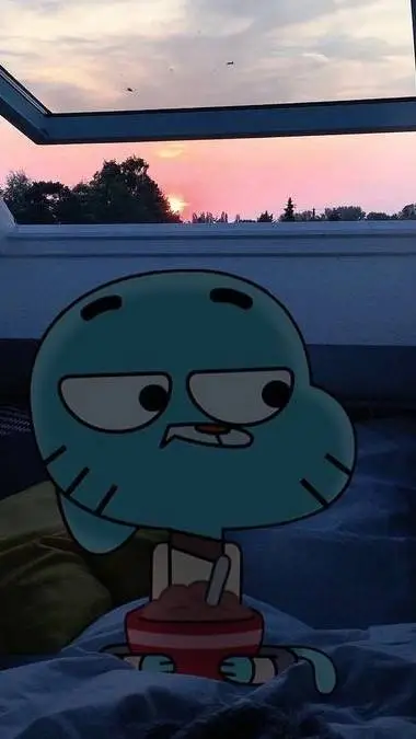 ai character: chill gumball background