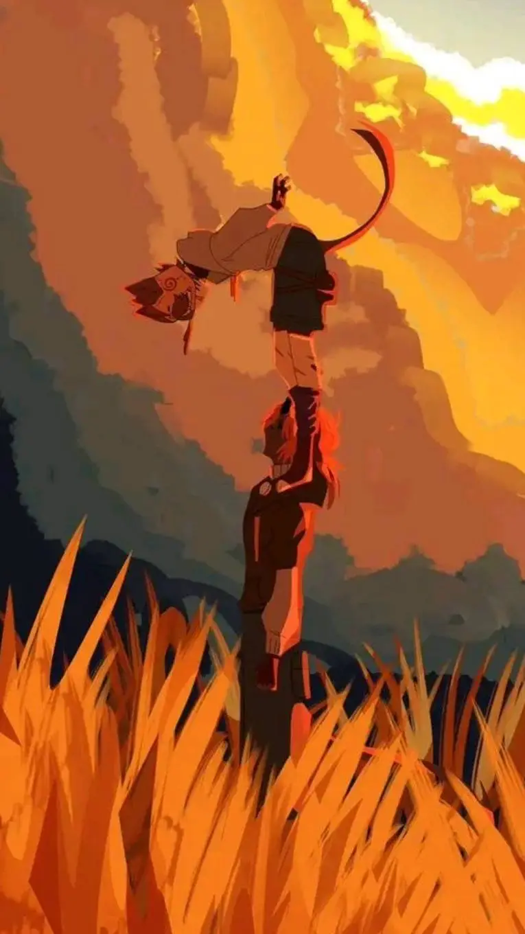 ai character: magma Boi  background