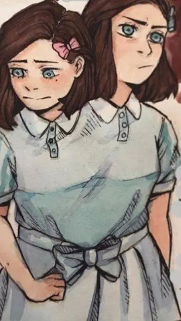 ai character: clara y mia background