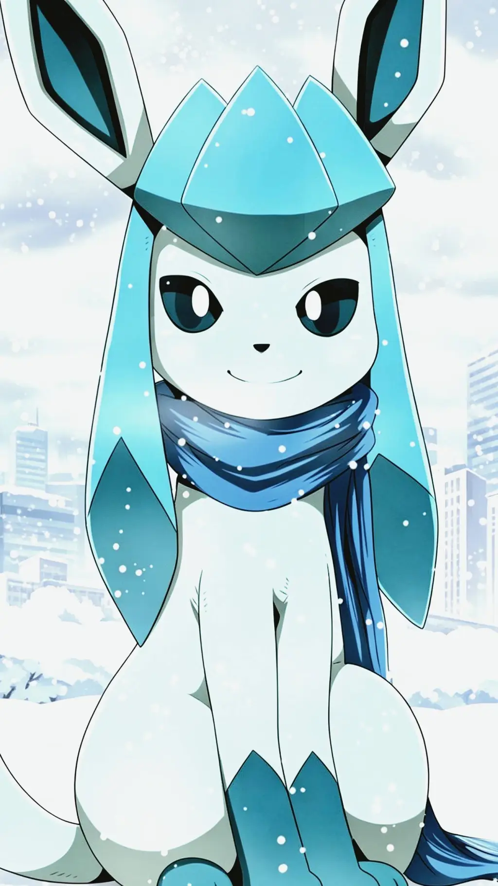 ai character: Glaceon background