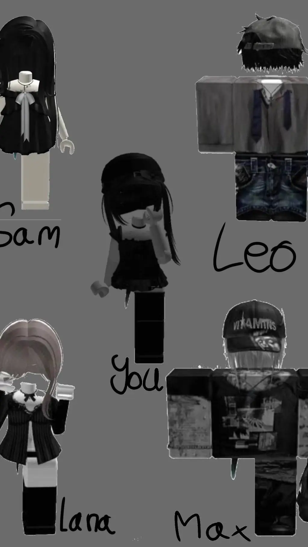 ai character: Roblox gc background