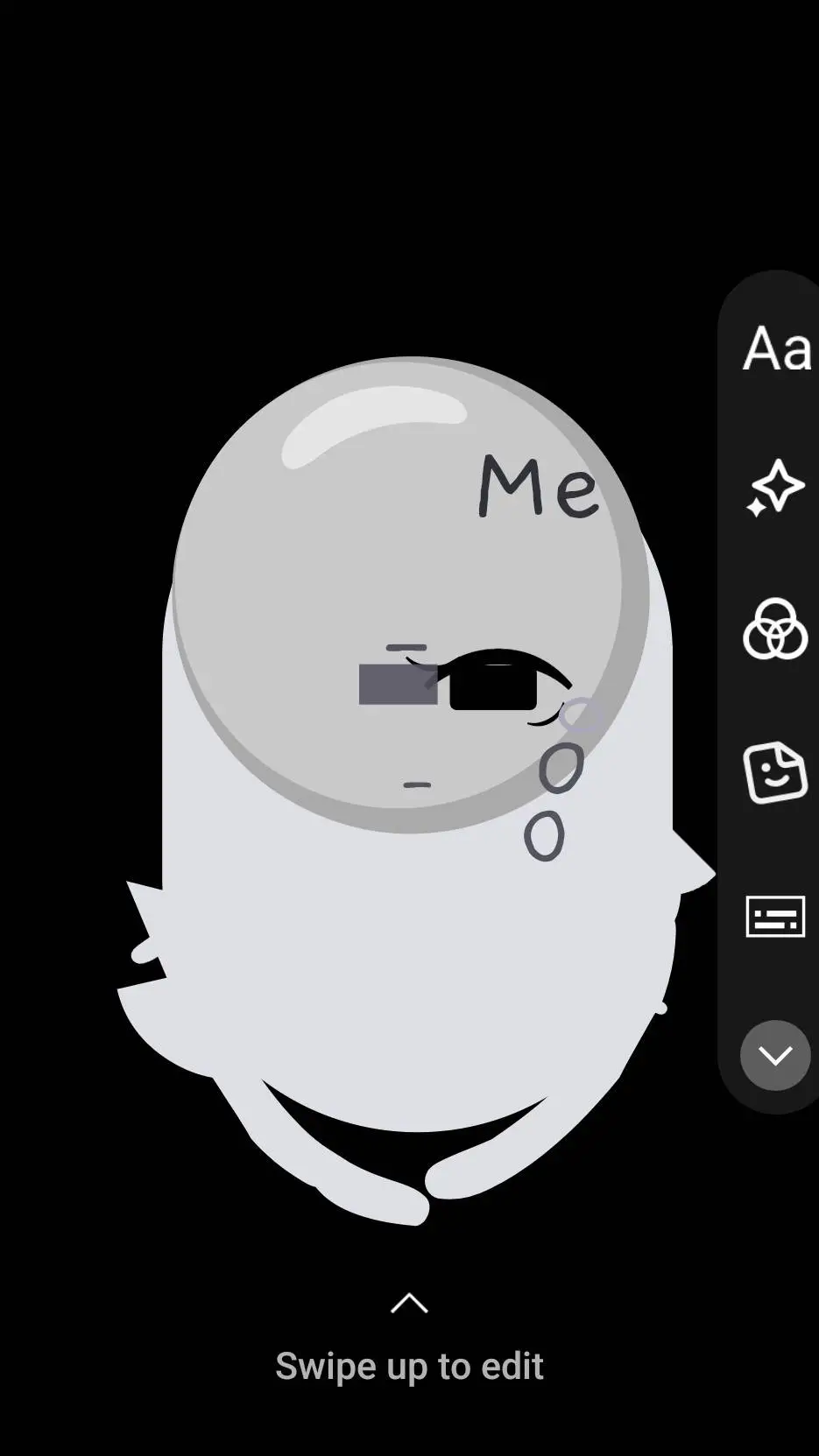 ai character: friend stealer. background
