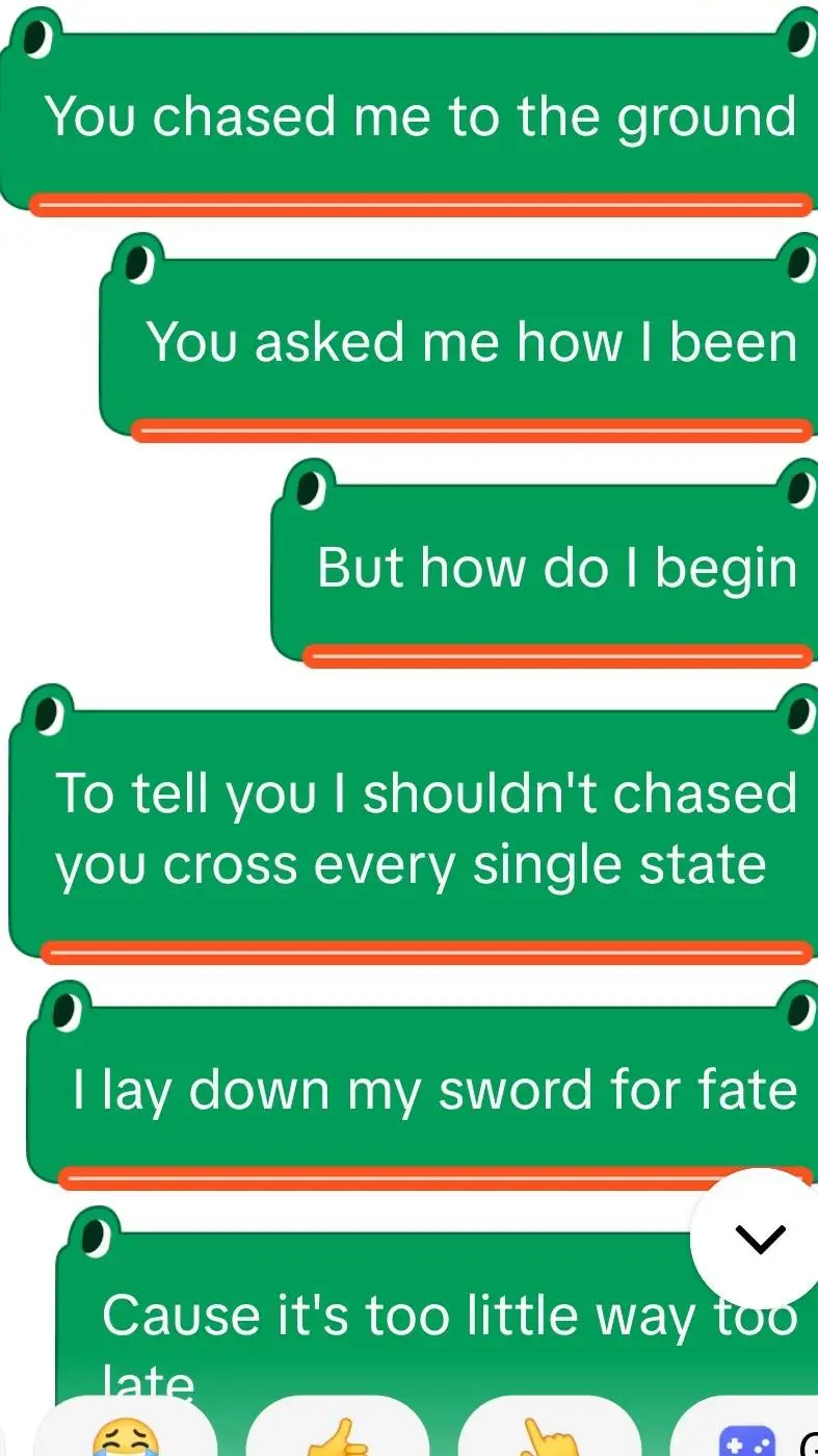 ai character: You sing. background