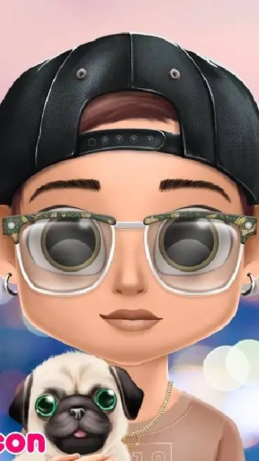 ai character: Justin Bieber background