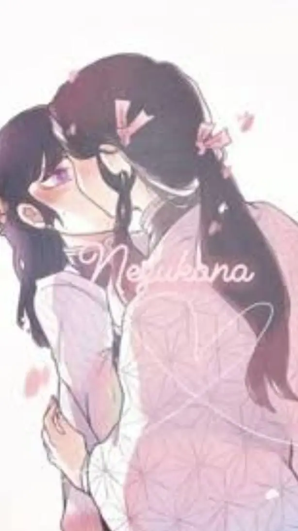 ai character: kanao x nezuko  background