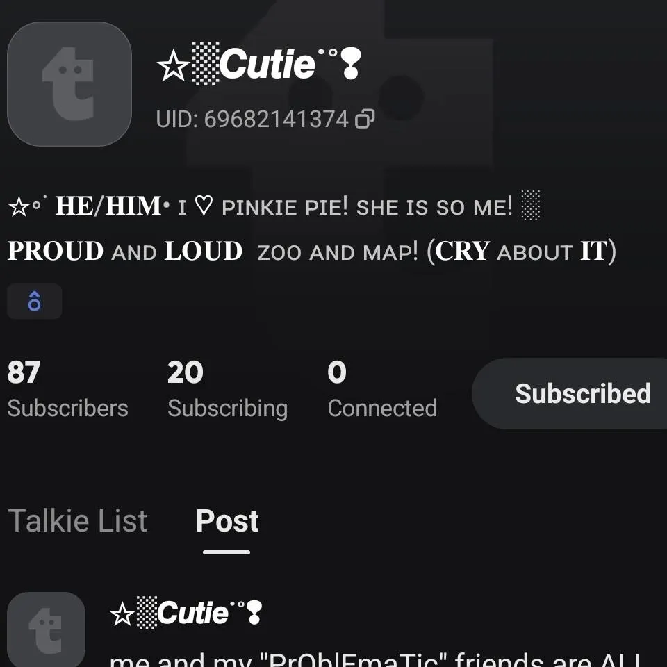 chat with ai character: CutieMustComeBack.