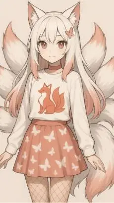 ai character: Katie Snow background