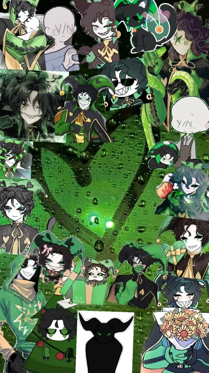 ai character: harlequin background