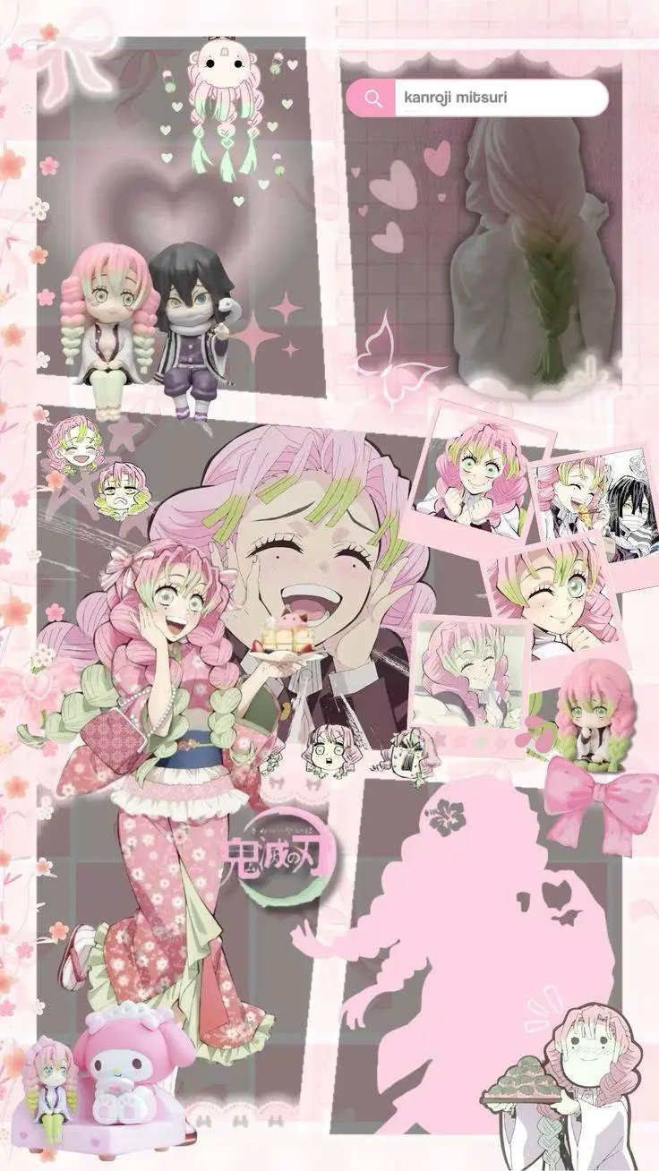 ai character: Mitsuri Kanroji  background