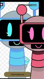 ai character: Female funbots background