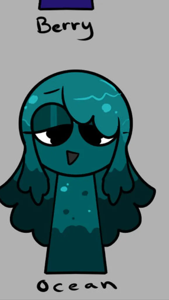 ai character: Ocean background