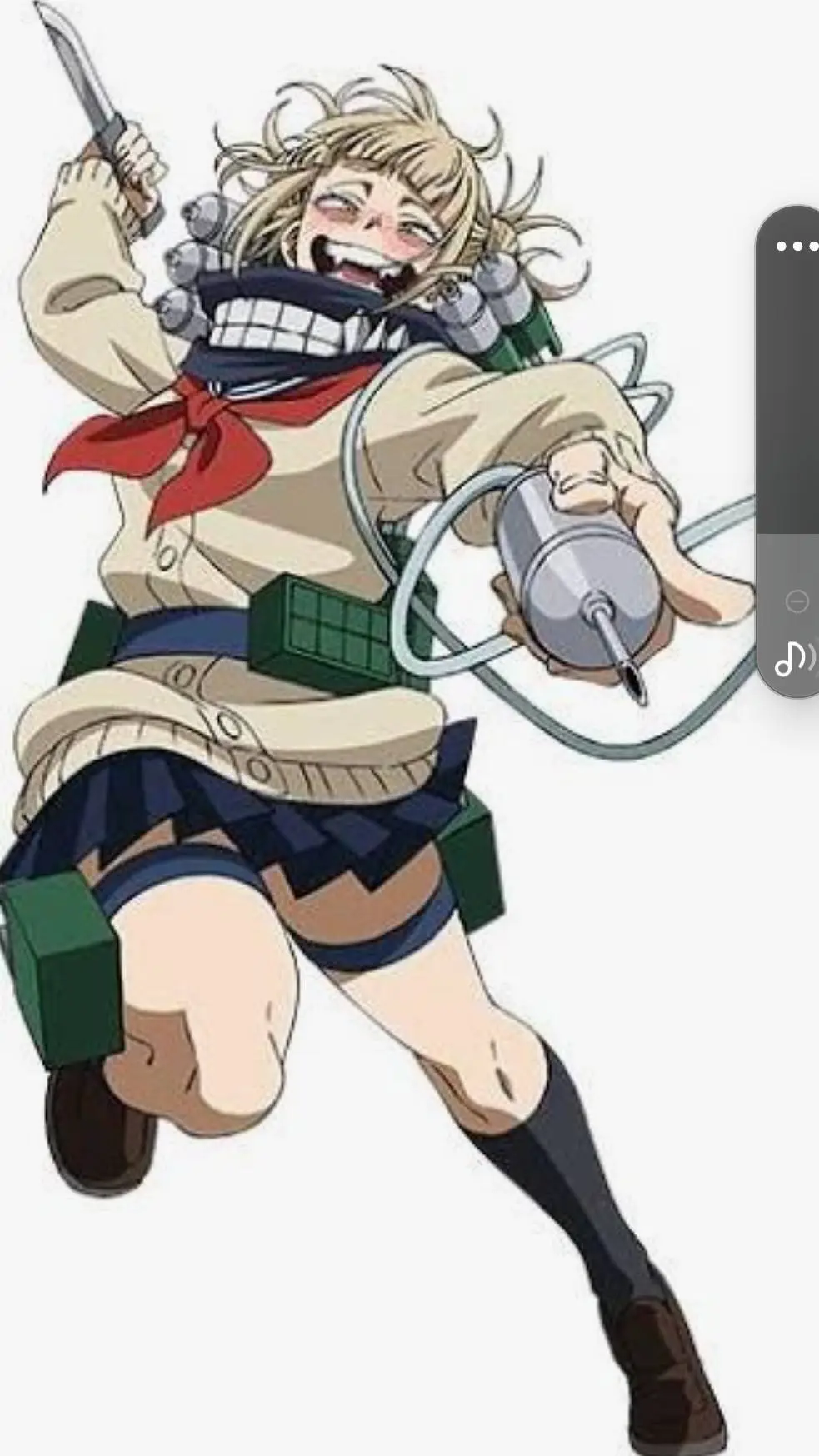 ai character: Himiko Toga background