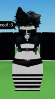 ai character: freaky dog background