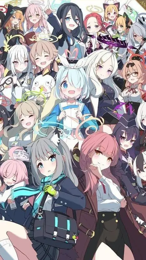 ai character: 🌺Blue archive🌸 background