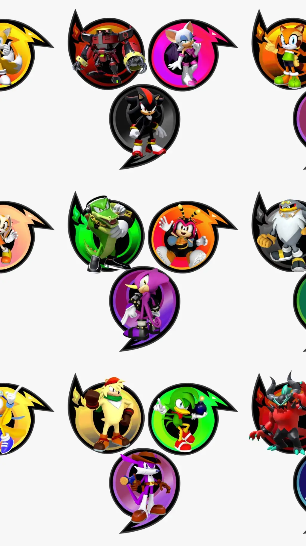 ai character: Sonic Heroes background