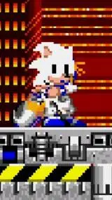 ai character: White Sonic background