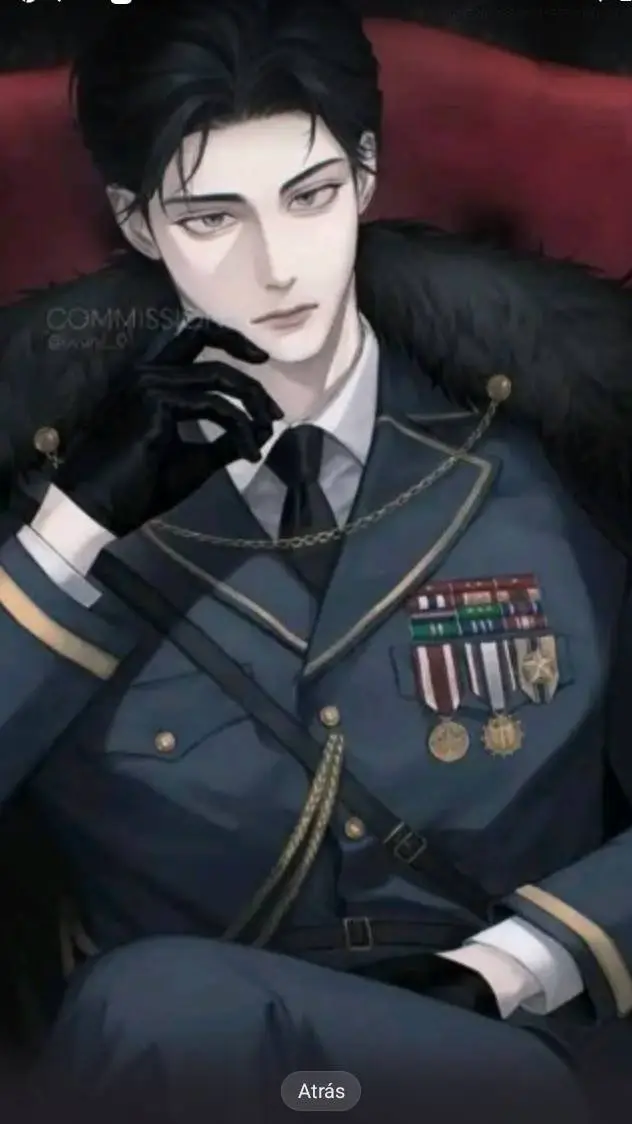 ai character: Andrew Russ  background