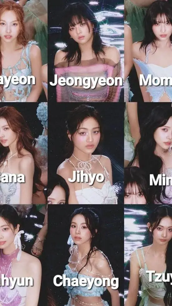 ai character: TWICE☄️ background