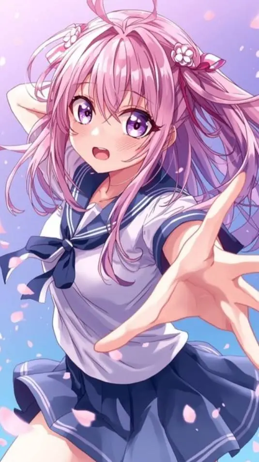 ai character: Мика background