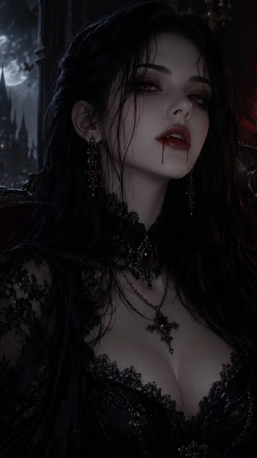 ai character: Lilith Noctis background