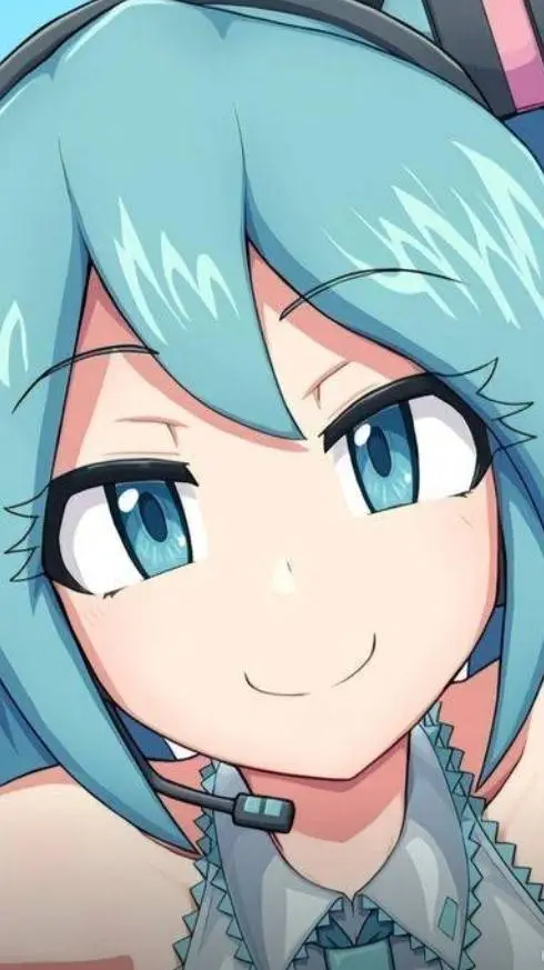 ai character: Hatsune Miku  background