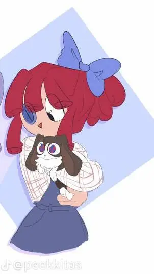 ai character: ponmi conejo  background