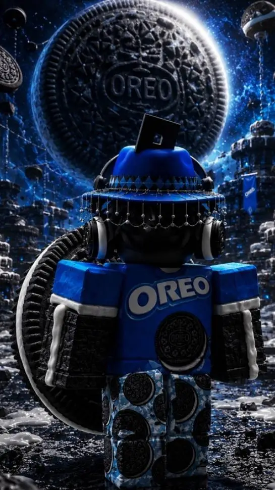 ai character: MISTER OREO background