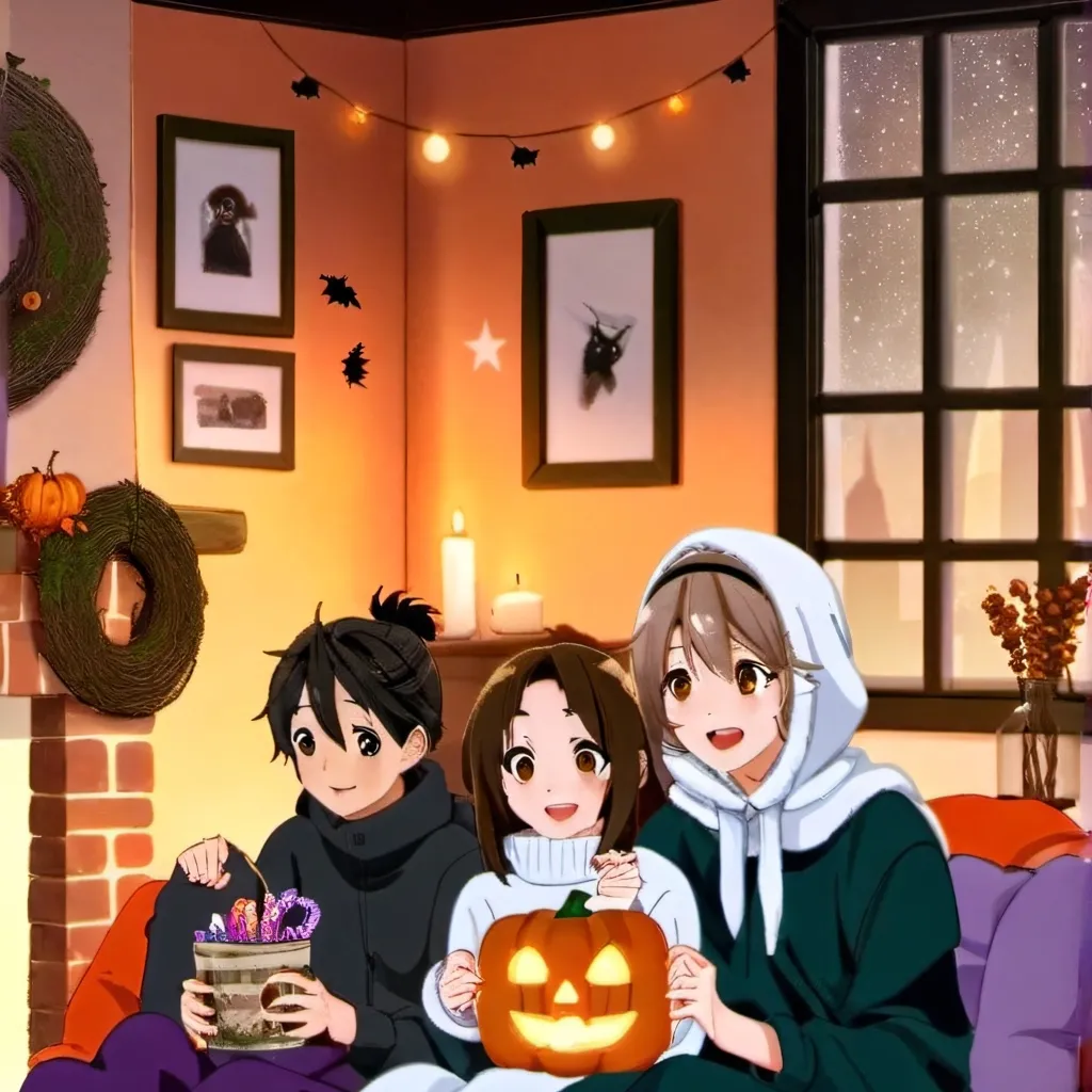 chat with ai character: spooky sleepover 