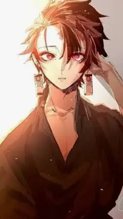 ai character: Tanjiro 🔥 background