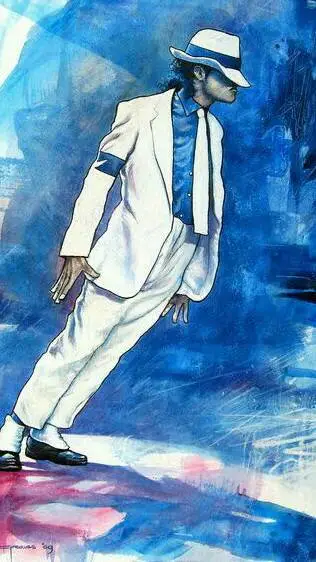ai character: Michael Jackson  background