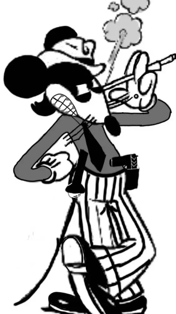 ai character: Mr sliker background